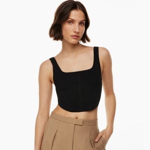 Aritzia corset crop top